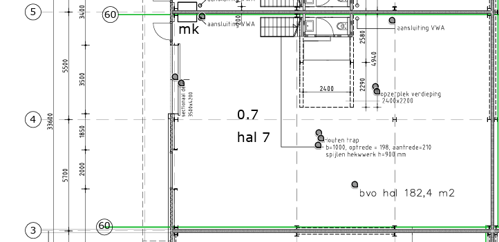 Unit 1D begane grond plattegrond