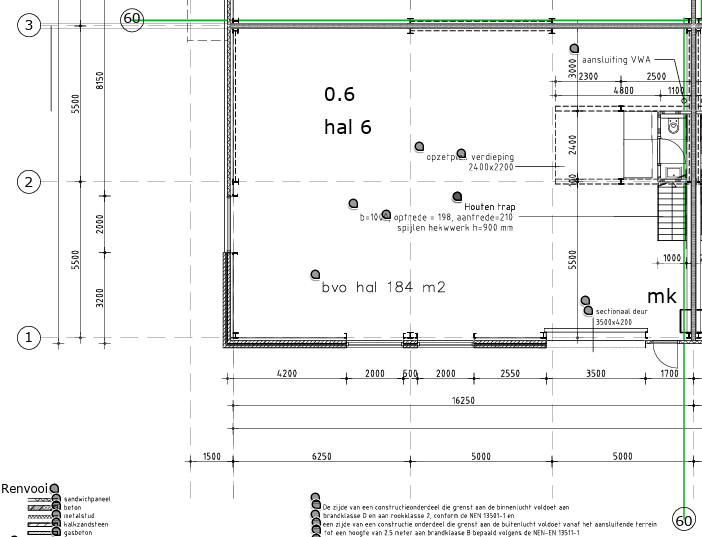 Unit 1E begane grond plattegrond