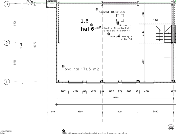 Unit 1E verdieping plattegrond