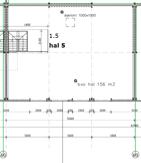 Unit 1F verdieping plattegrond