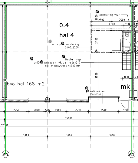 Unit 1G begane grond plattegrond