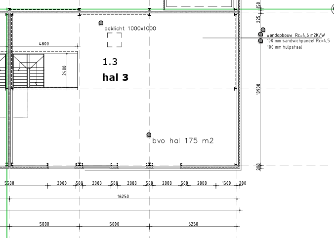 Unit 1H verdieping plattegrond